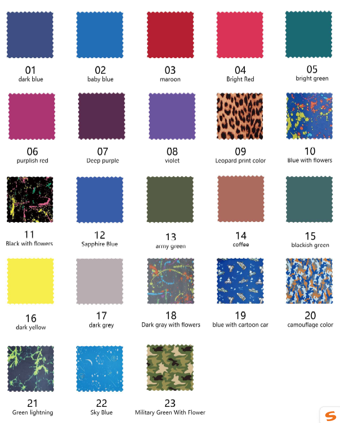 Barad standard colour codes (brochure)