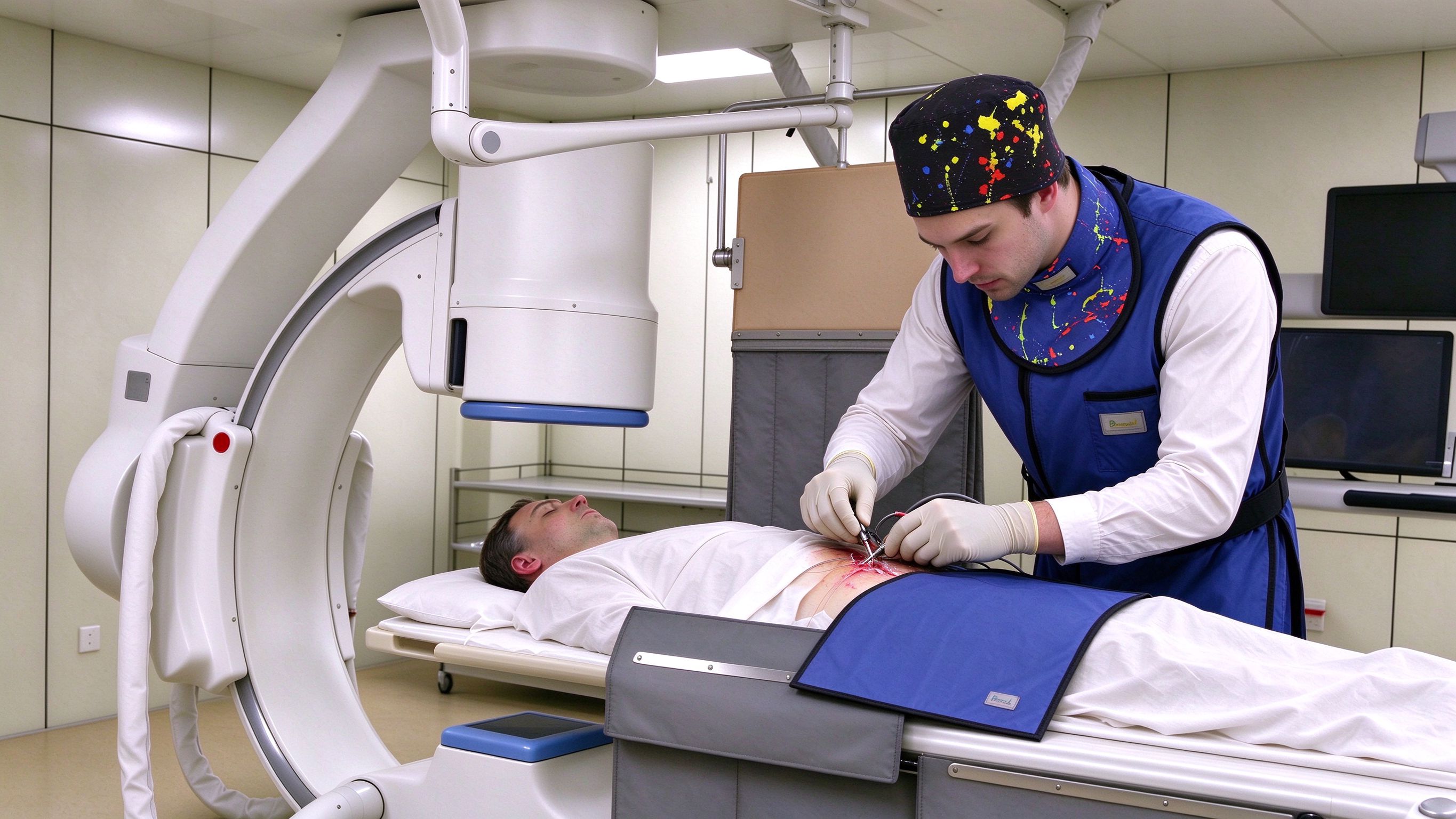 Interventional OR radiation protection
